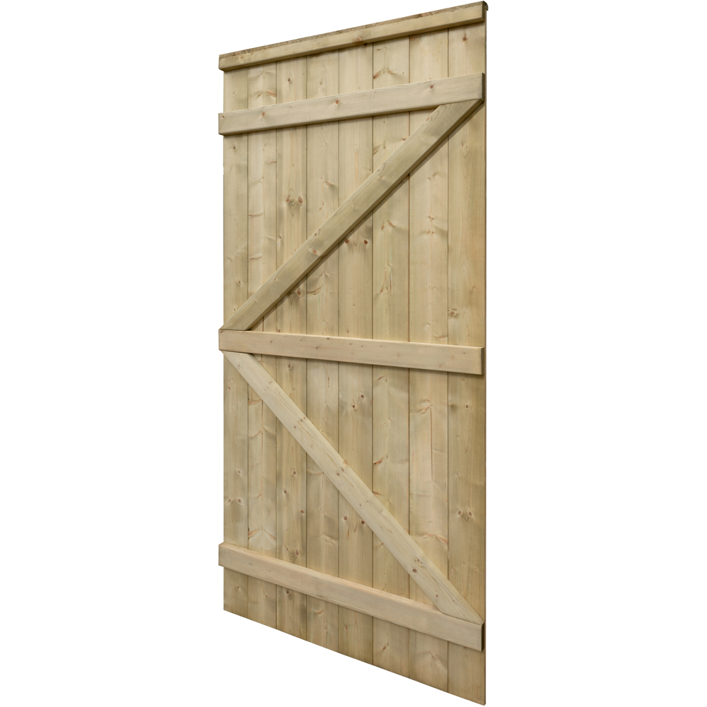 Rowlinson Tongue and Groove Square Top Wooden Gate Image 4