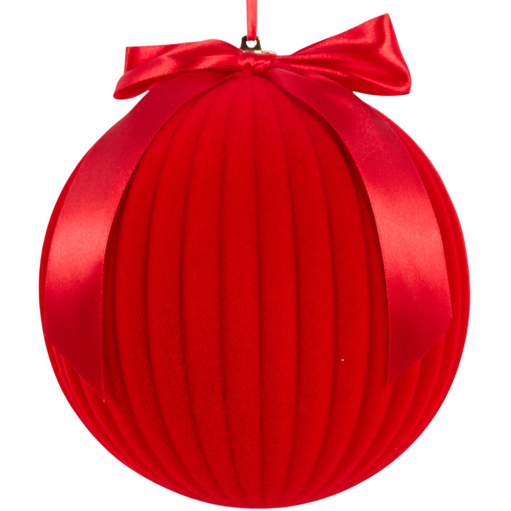 Tied with a Bow Bauble Red Image 3