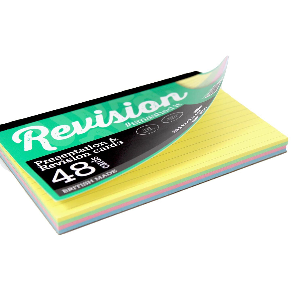 Silvine Multicoloured Revision Cards Notepad Image 3