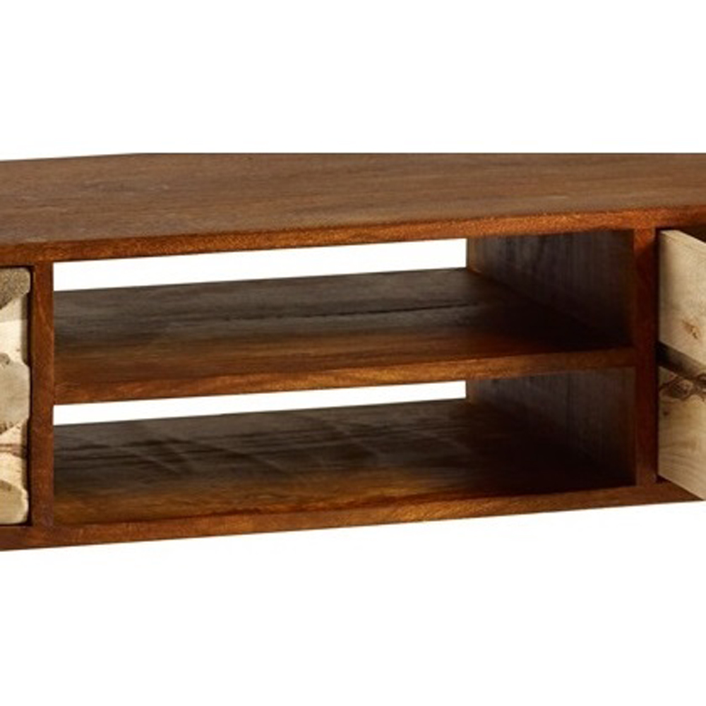 Brooklyn Cotati 2 Drawer 2 Shelf Large Plasma TV Unit Image 5