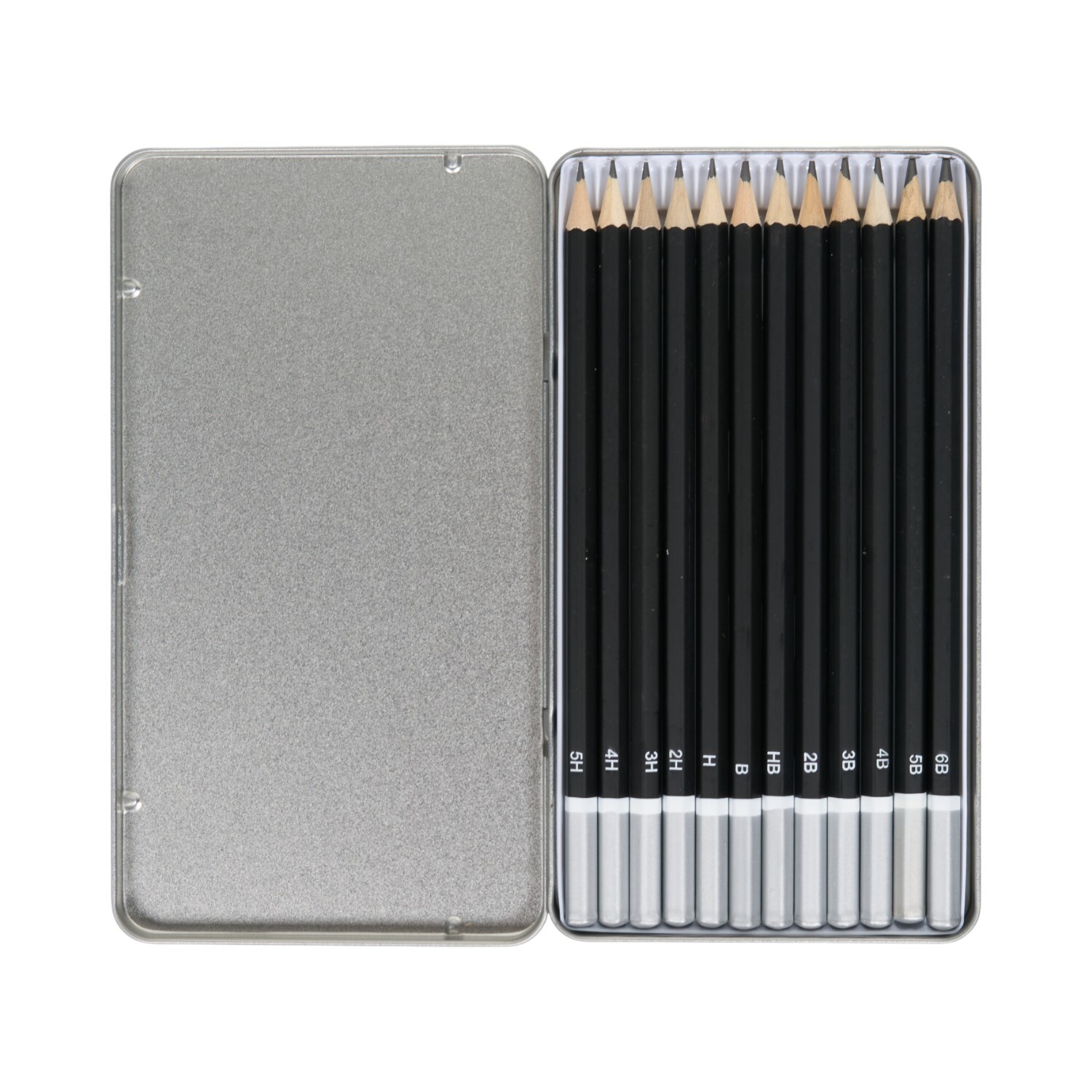 Graphic Pencils Tin Set Image 2
