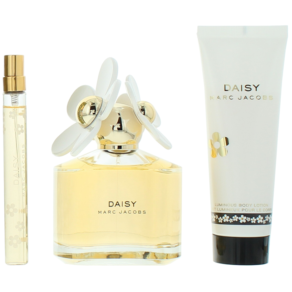 Marc Jacobs Daisy 3 Piece Gift Set: Eau de Toilette 100ml - Body Lotion 75ml - E Image 2