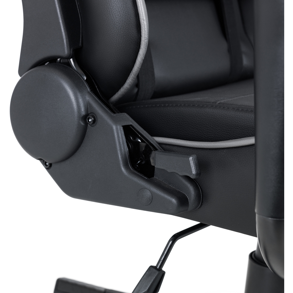 Julian Bowen Comet Black and Grey Gaming Chair Image 7