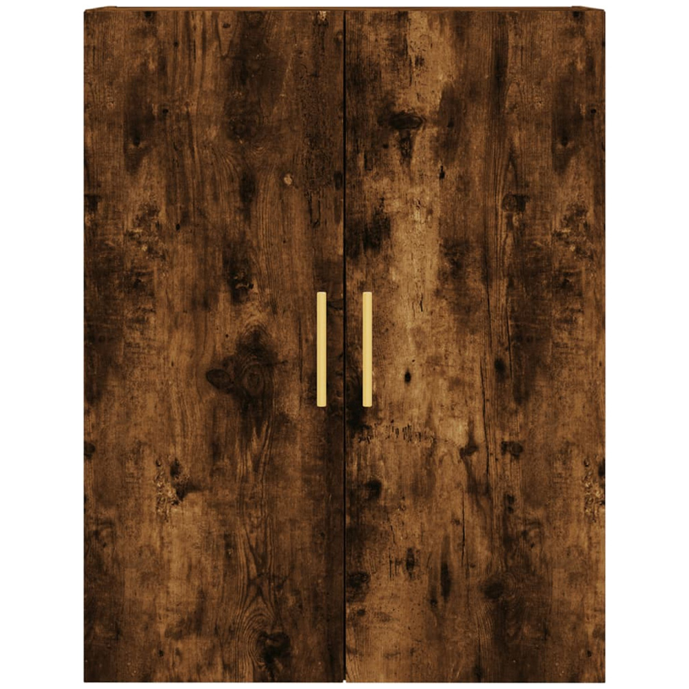 vidaXL 2 Door Brown Smoked Oak Wall Mounted Cabinet Image 7
