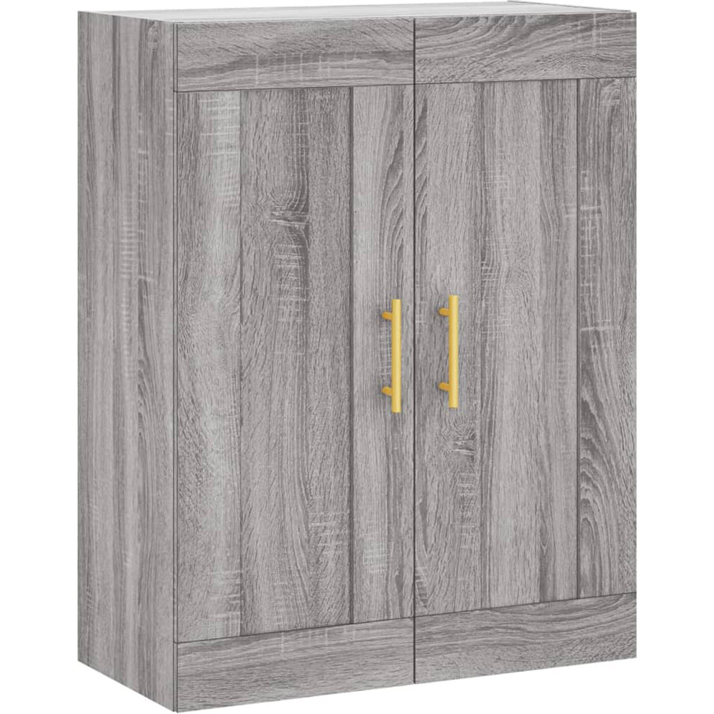 vidaXL 4 Door Grey Highboard Image 3