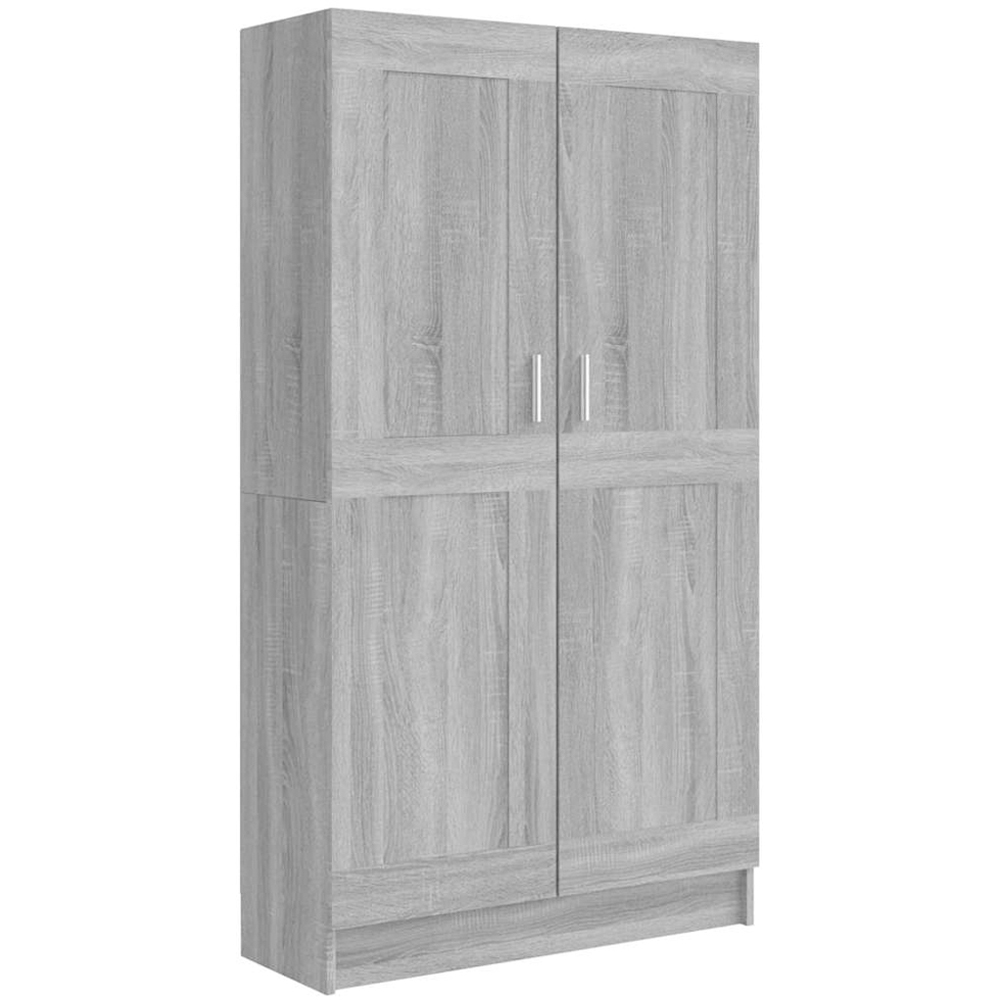 vidaXL 2 Door Grey Sonoma Oak Cabinet Image 2