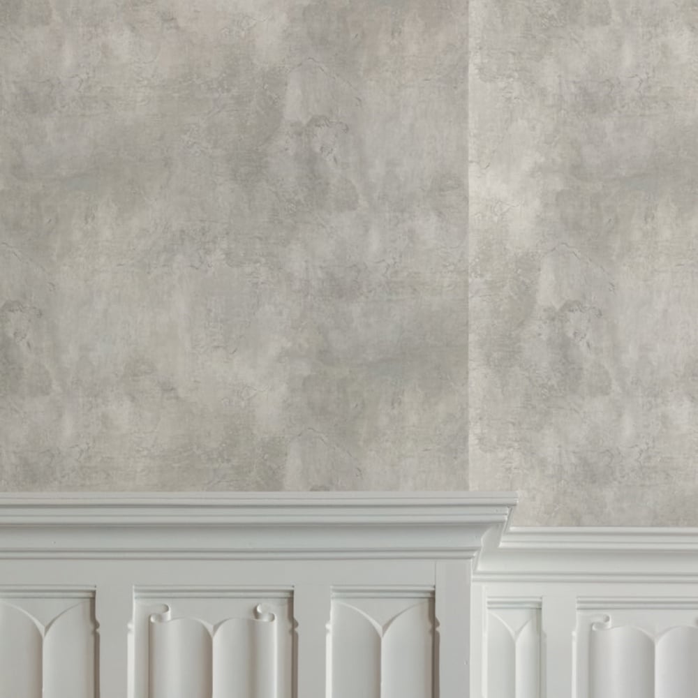 Grandeco Castello Plaster Patina Light Grey Wallpaper By Paul Moneypenny Image 2