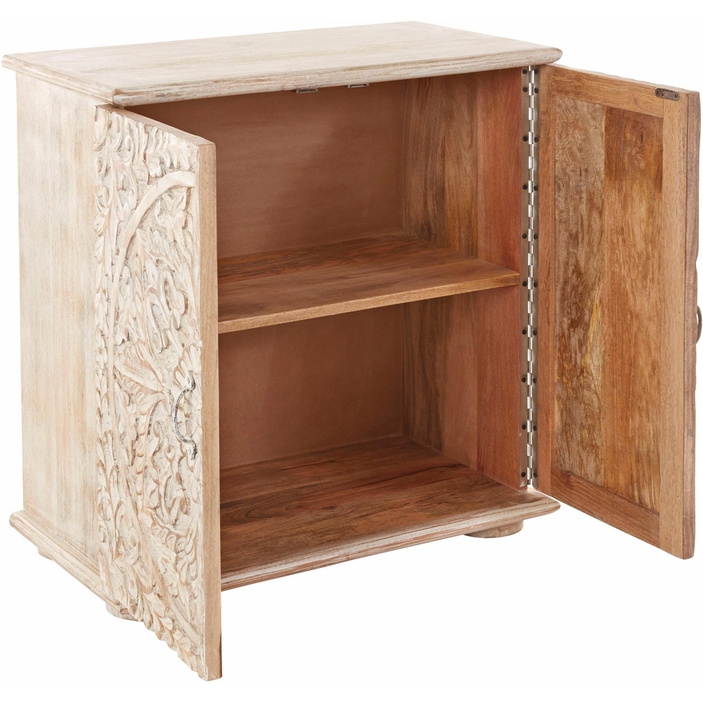 Loft24 Salim 2 Door Brown Sideboard Image 5
