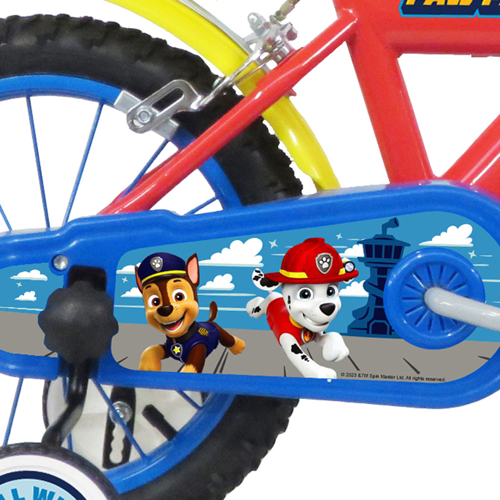 Denver Paramount Paw Patrol 14 inch Kids Bicycle with Stabilisers Image 5