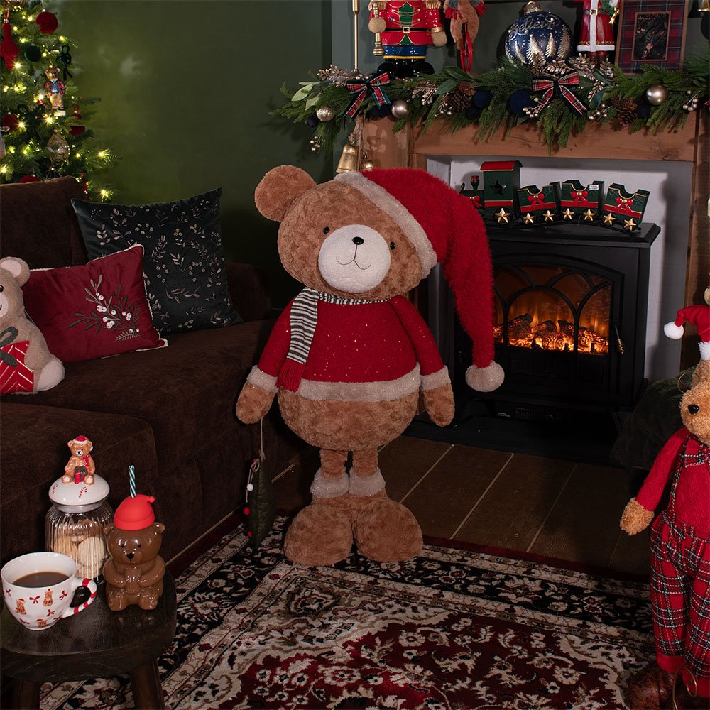 Giant Extendable Christmas Bear Decoration Image 3