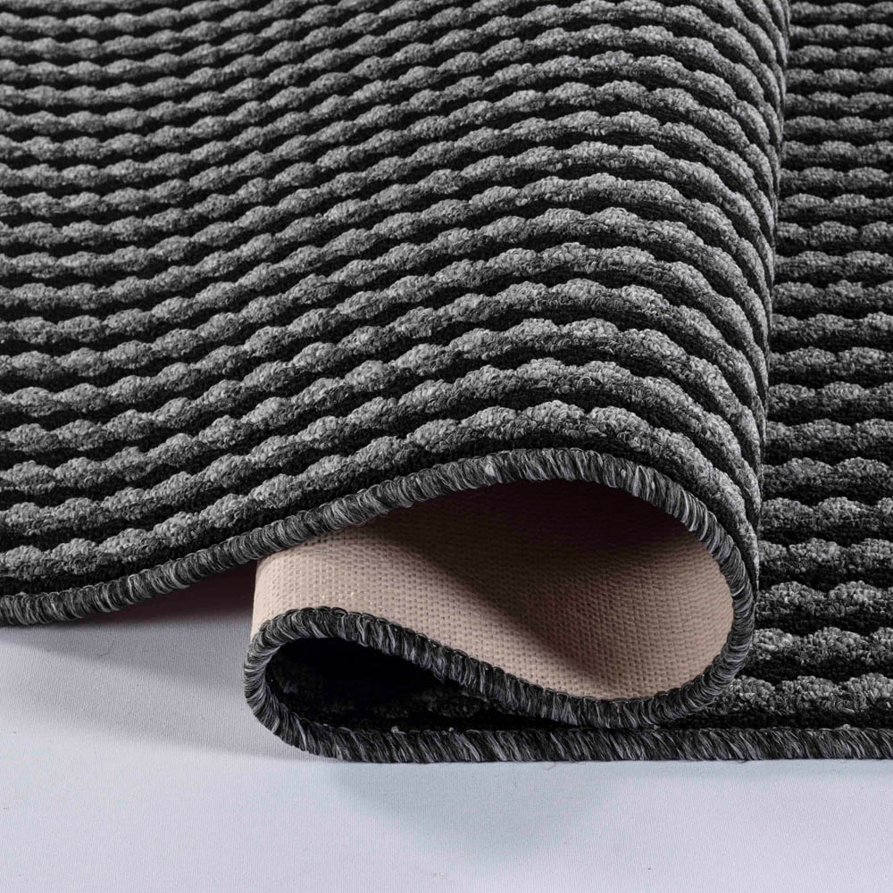 Desire Rugs Eden Anthracite Non Slip Door Mat 57 x 120cm Image 4