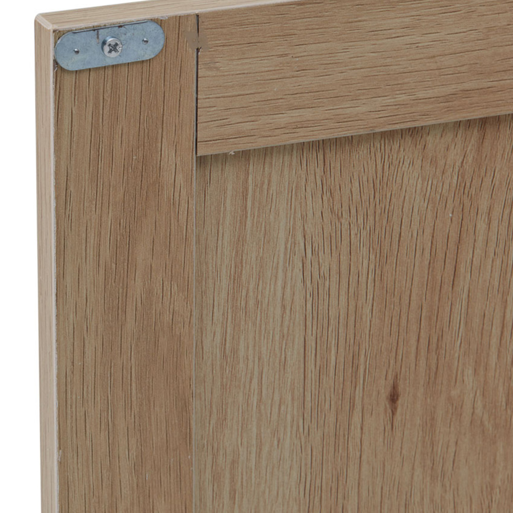 Living and Home 2 Door Brown Rattan Sideboard Image 4
