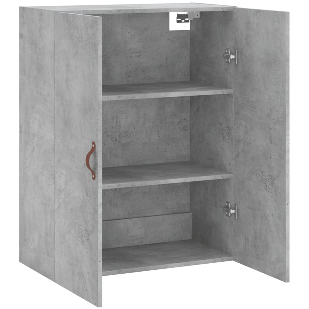 vidaXL 2 Door Concrete Grey Wall Mounted Cabinet Image 6