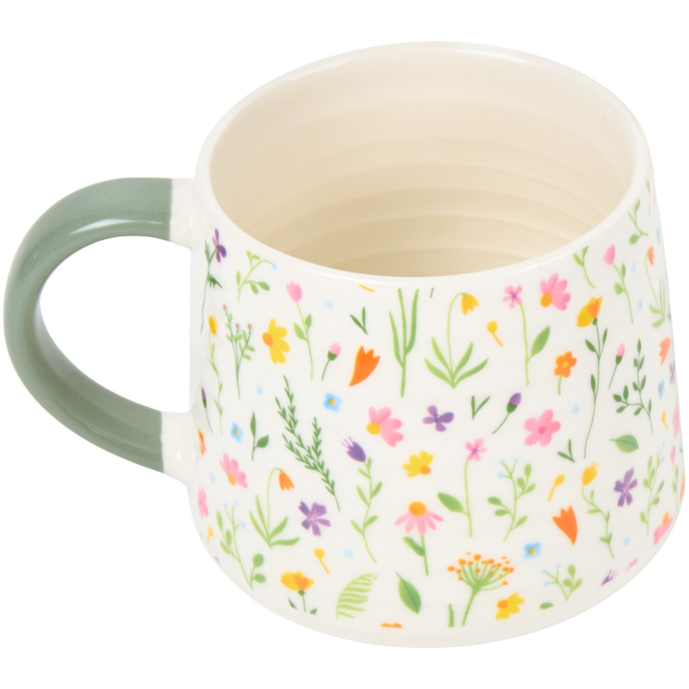 Wildflower Large Ribbed Mug Image 4