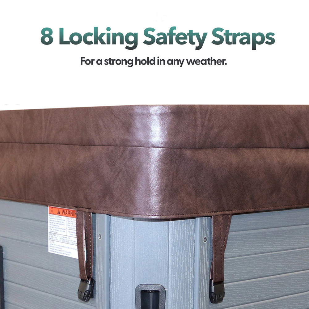 Canadian Spa Company Brown Hot Tub Cover 203 x 203cm Image 5