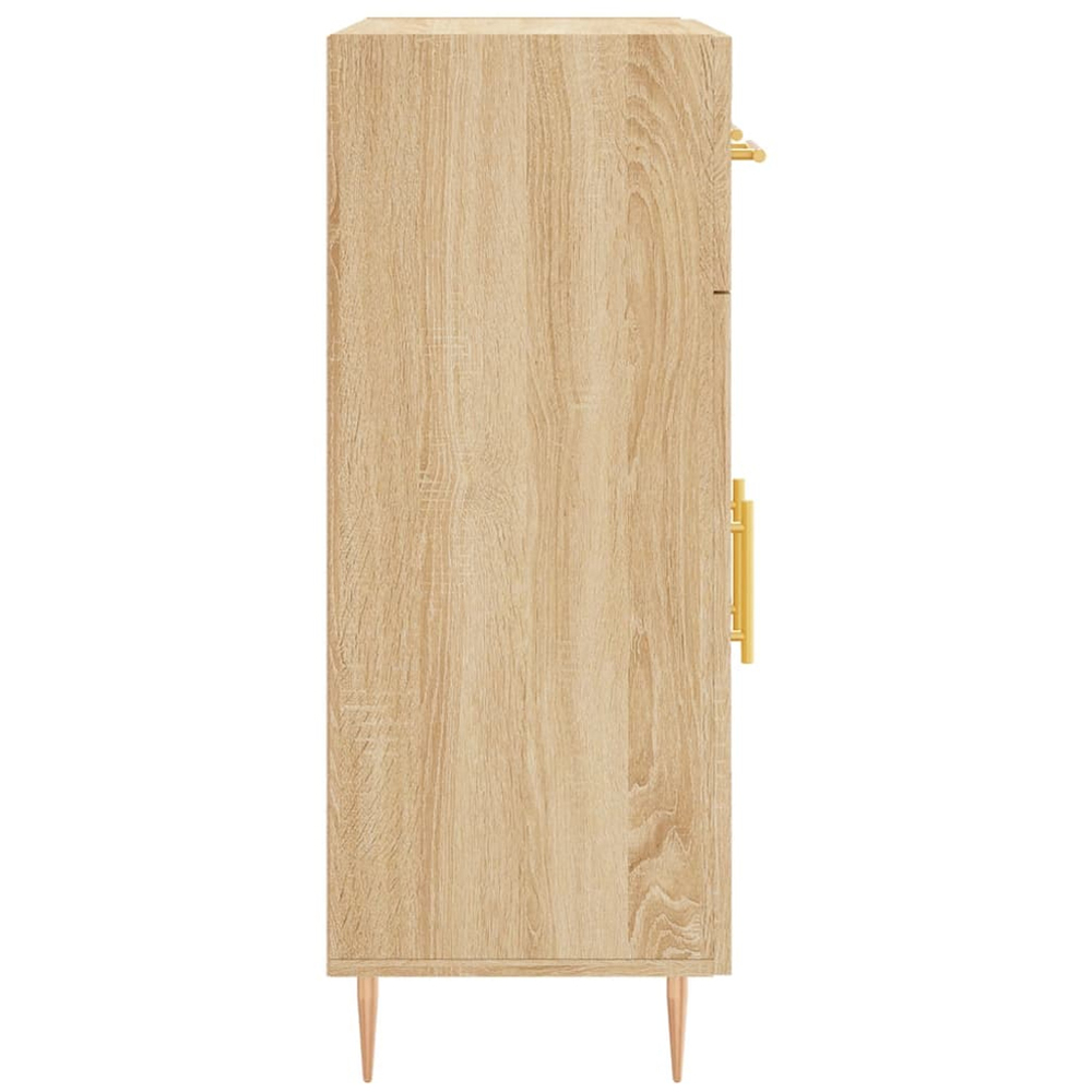 vidaXL 2 Door 2 Drawer Sonoma Oak Sideboard Image 7