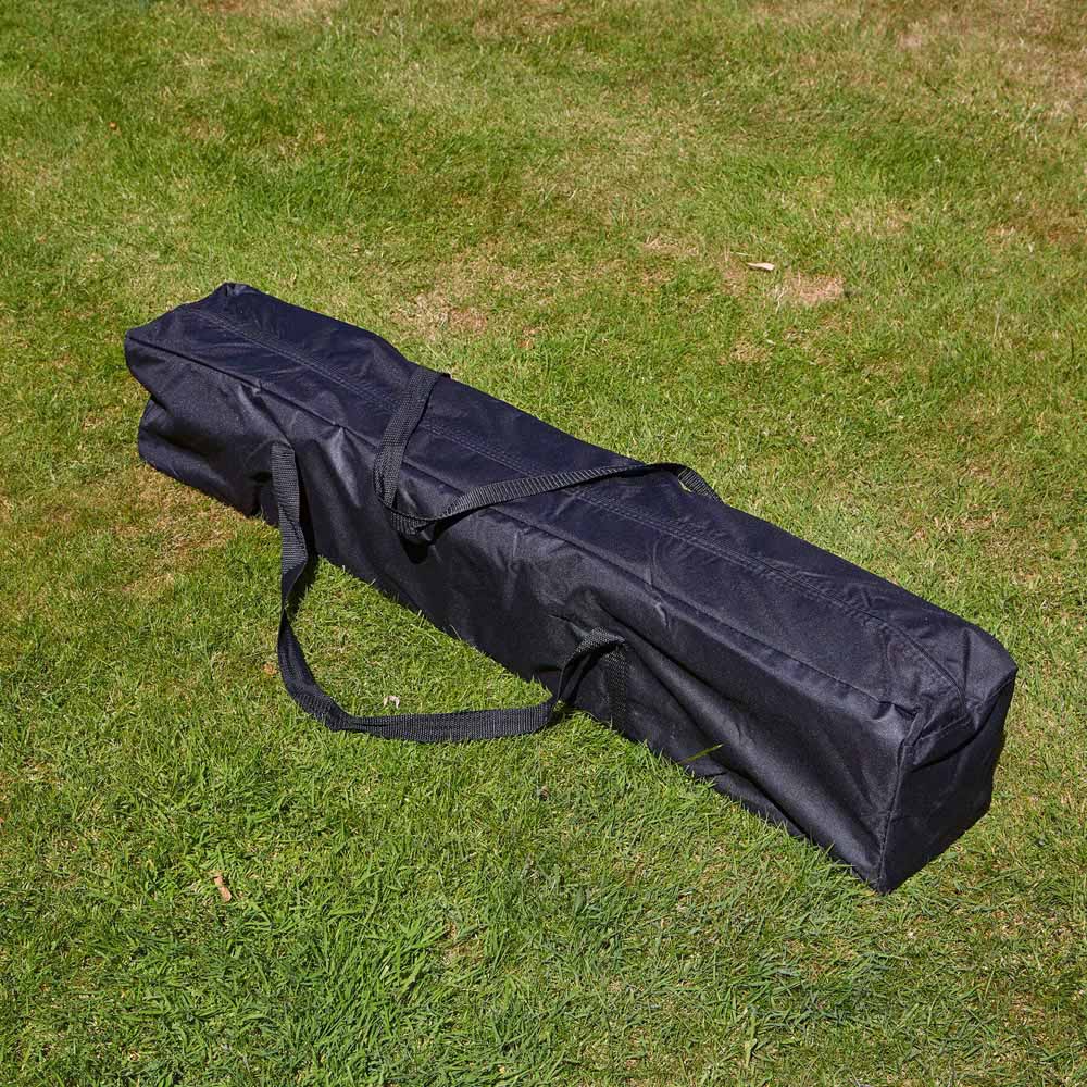 Home Source 3 x 3m Black Easy Up Garden Outdoor Gazebo Image 4