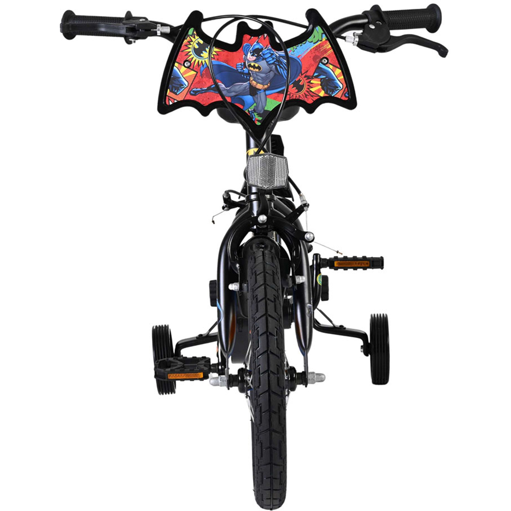 Volare DC Comics Batman Kids 14 inch Multicolour Bike with Stabilisers Image 3