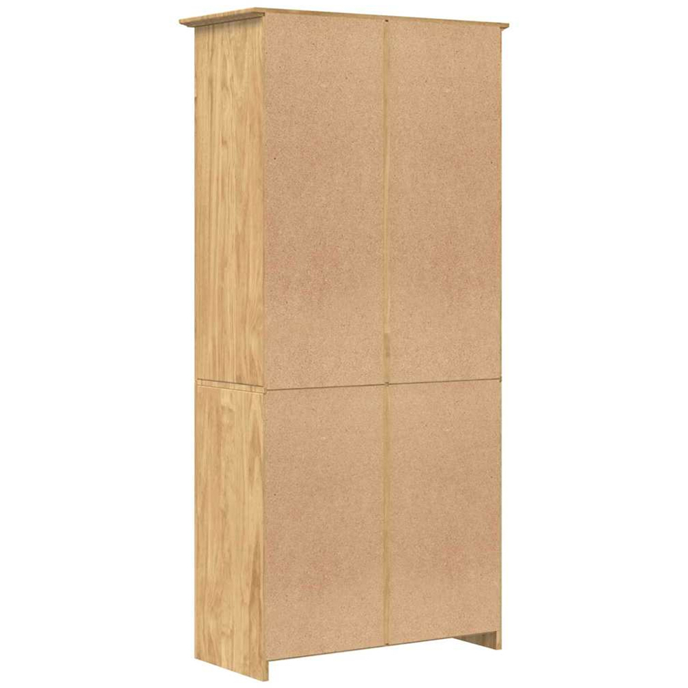 vidaXL Bodo 5 Shelf Honey Brown Bookcase Image 5