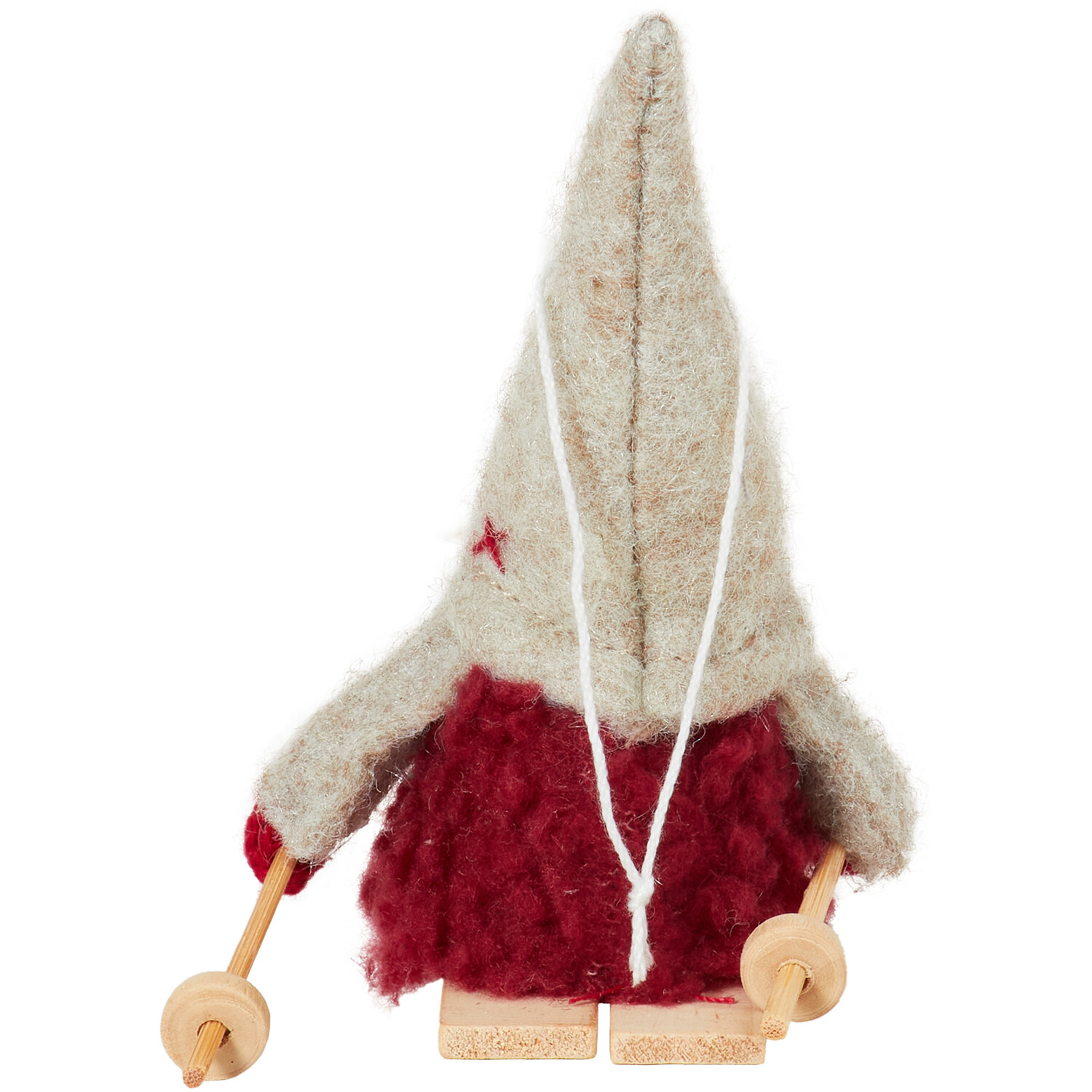 Hanging Sleigh Gonk Christmas Decoration - Natural Image 6