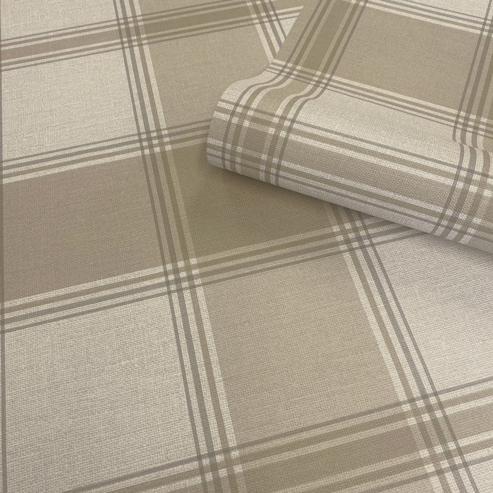 BELGRAVIA CARMELLA CHECK BEIGE Image 2