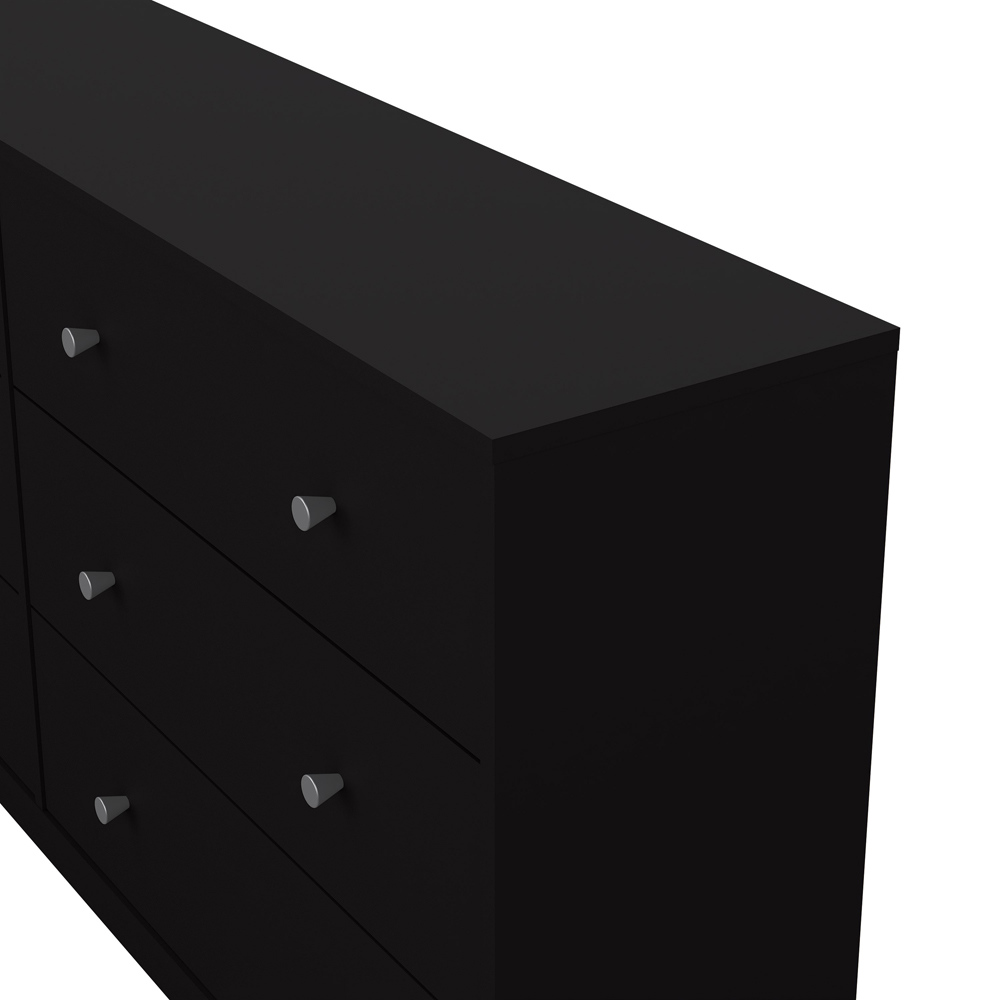 Furniture To Go May 6 Drawer Black Chest of Drawers Image 7