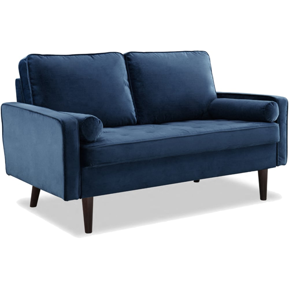 Home Detail Scott 2 Seater Blue Velvet Sofa Image 2