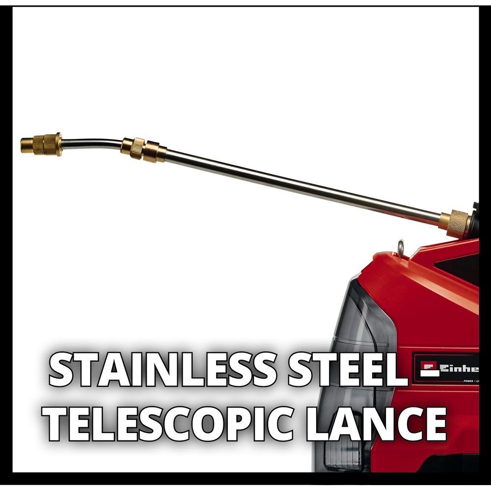 Einhell Power X-Change GE-WS 18/35 Li-Solo Cordless Pressure Sprayer 3.5L Image 3