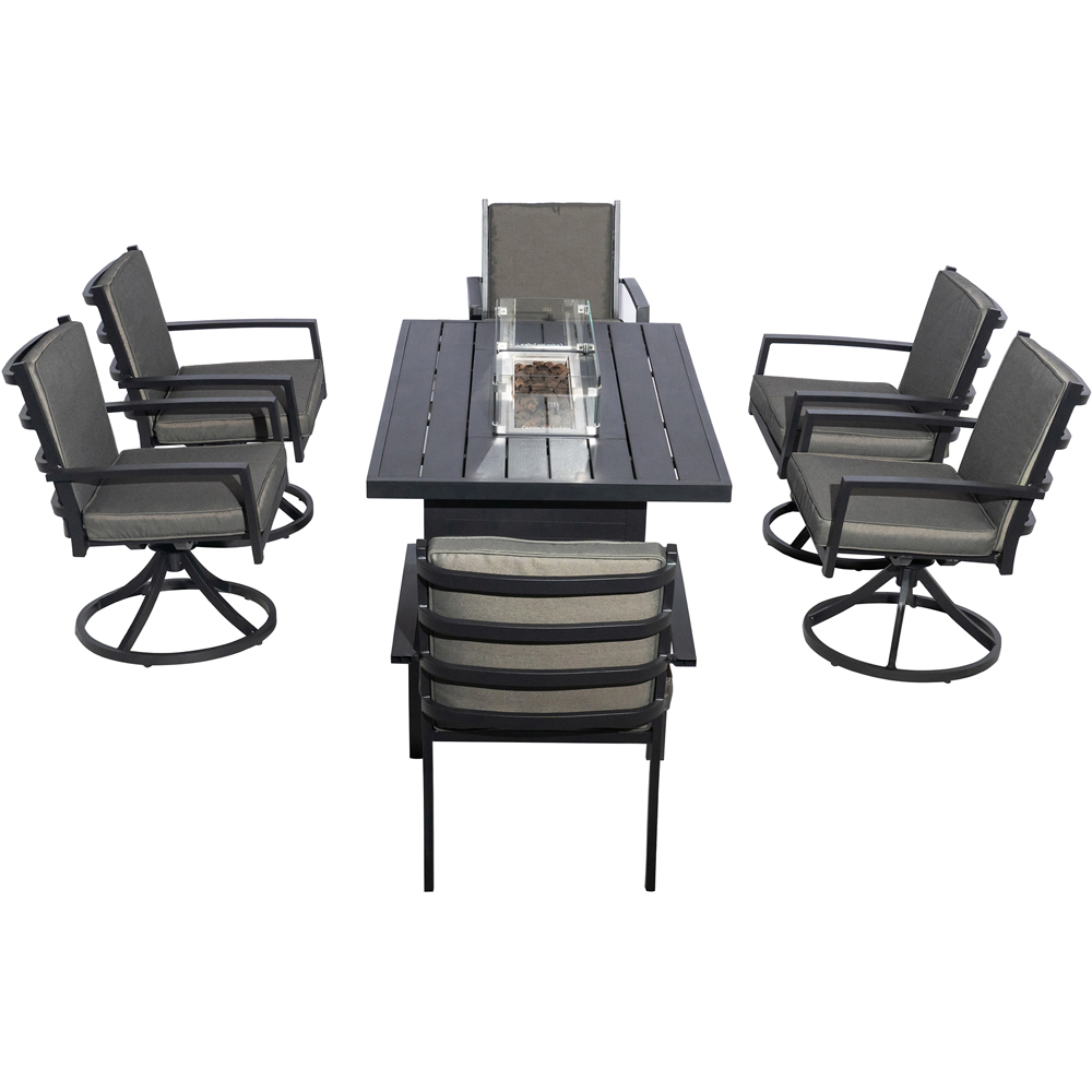 Furniture One 4 Seater Aluminium Garden Dining Set Image 4