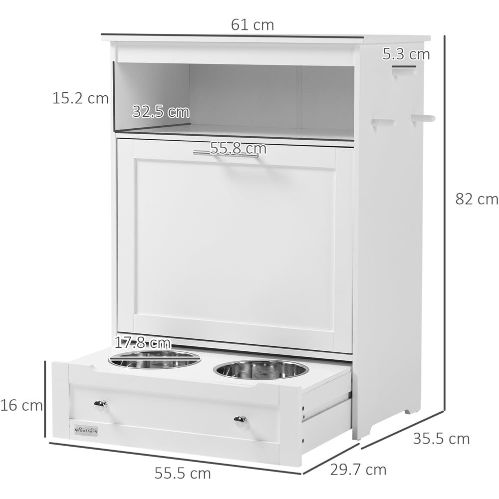 PawHut Pet Feeder Station Image 8