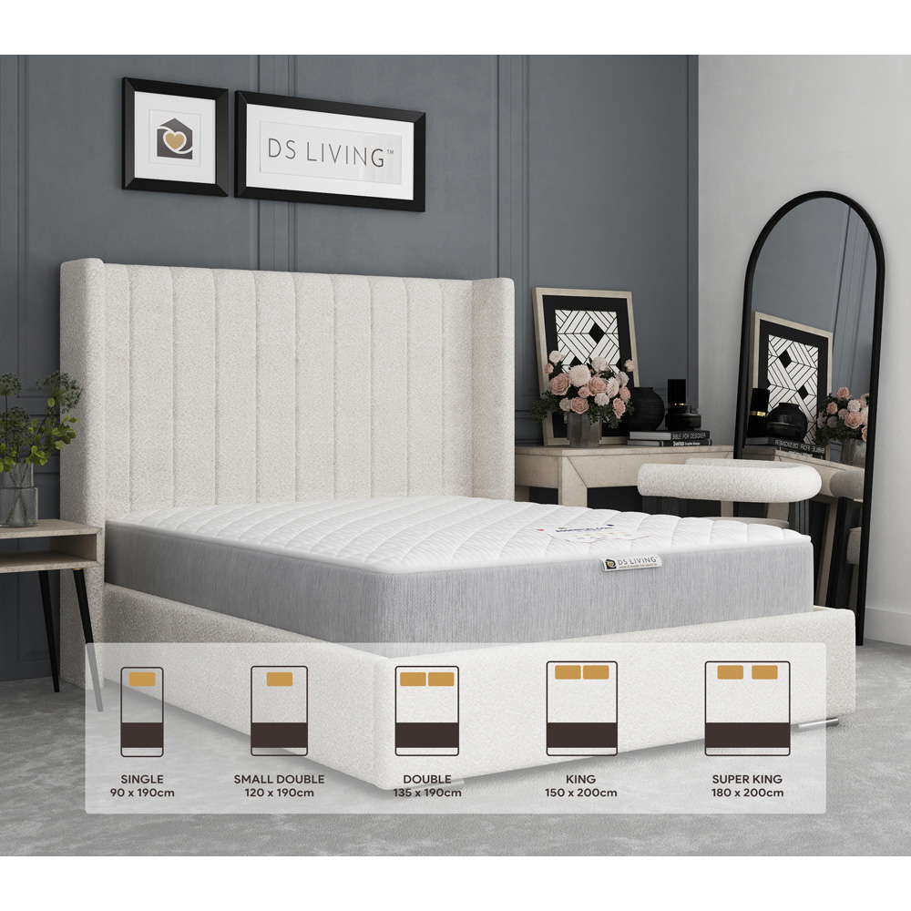 DS Living Tranquil Super King Size 13.5g Bonnell Spring Gel Comfort Layer Mattress Image 8