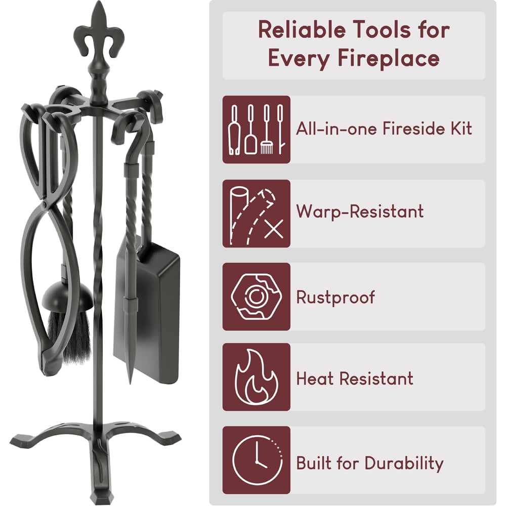 Fire Vida 5 Piece Fleur De Lys Companion Image 3