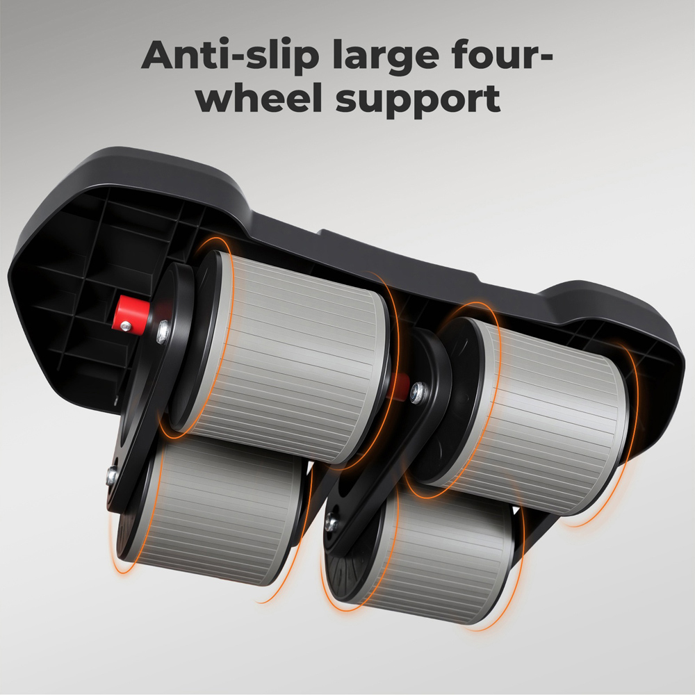 Spector Centra 4-Wheel Abdominal Roller with Elbow and Knee Pads Image 4