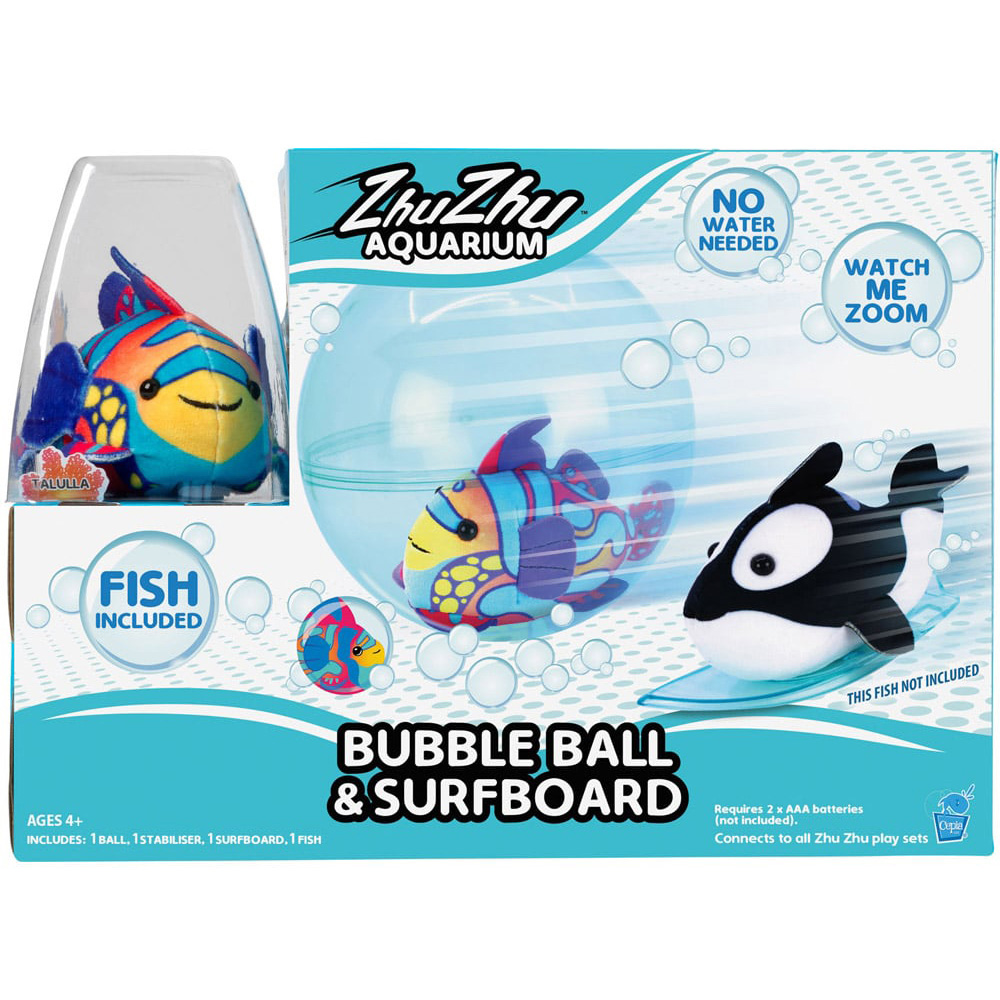 John Adams Zhu Zhu Aquarium Bubble Ball & Surfboard Starter Set Image 3