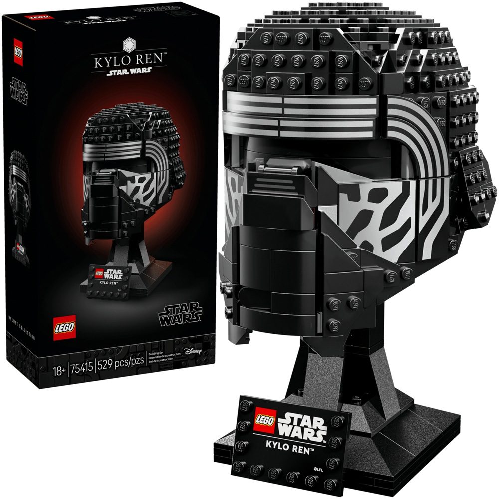 LEGO Star Wars 75415 Kylo Ren Helmet Set 529-Piece Image 7