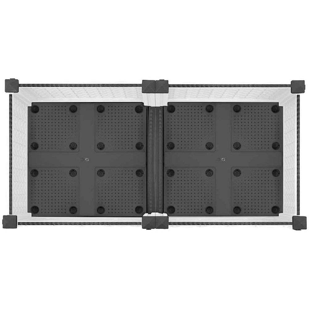vidaXL Grey Polypropylene Raised Garden Bed 71 x 40 x 80cm Image 4