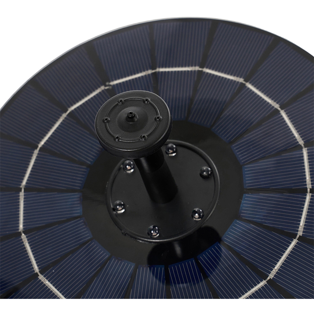 Living and Home 4W Solar Floating Bird Bath Fountain Pump with LED Image 4