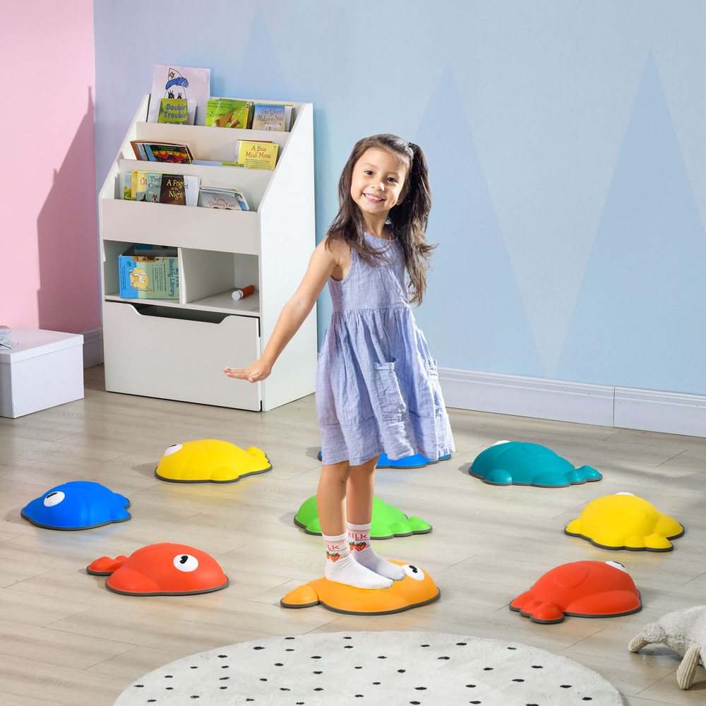 Tommy Toys Kids 9 Pieces Balance Stepping Stones for Sensory Image 2