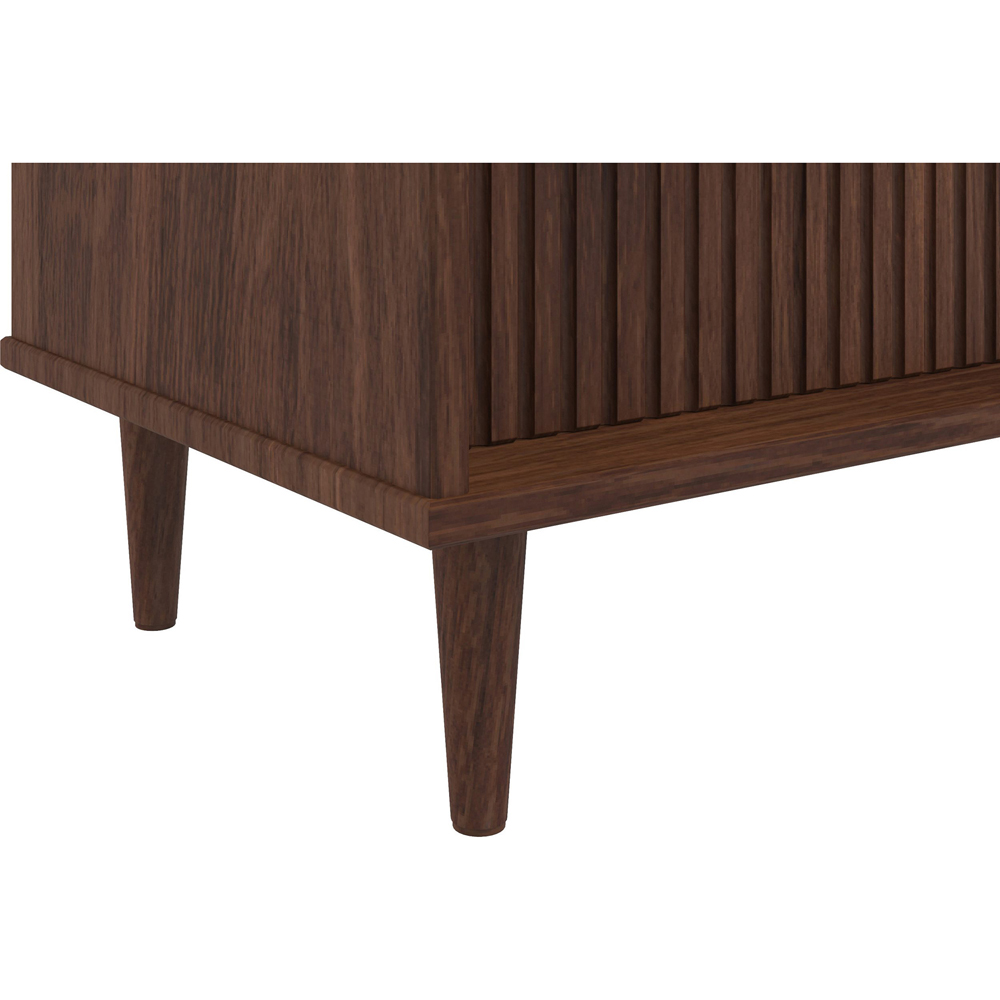 Loft24 Jerzy 2 Door 3 Drawer Brown Sideboard Image 6