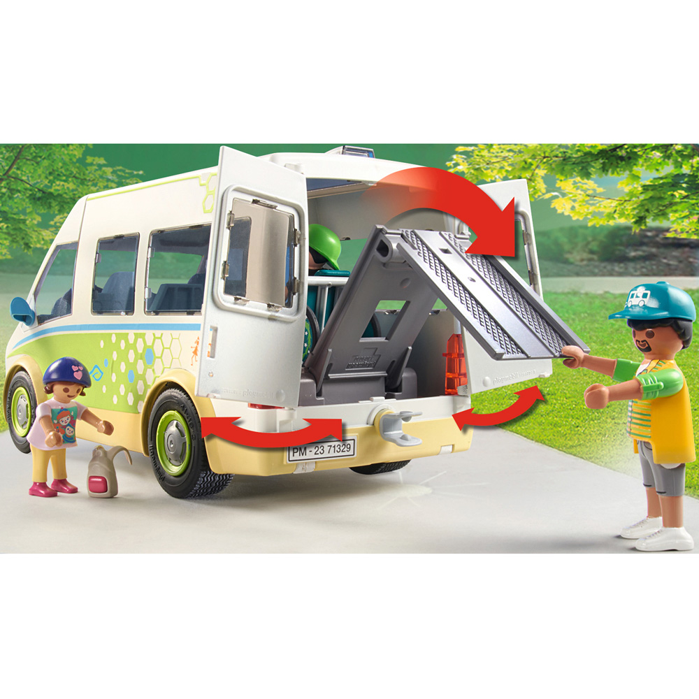 Playmobil School Bus Playset 53 Piece Image 8