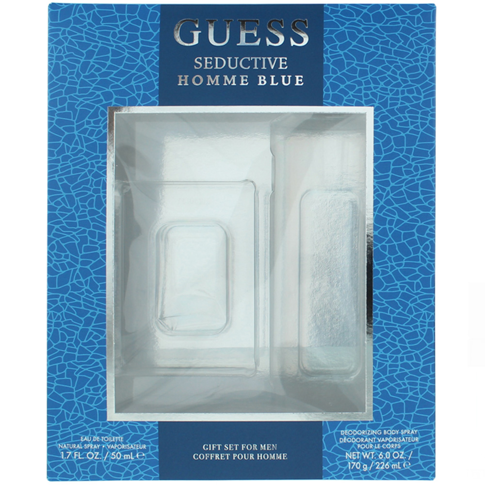 Guess Seductive Homme Blue Eau de Toilette 50ml Gift Set Image 3