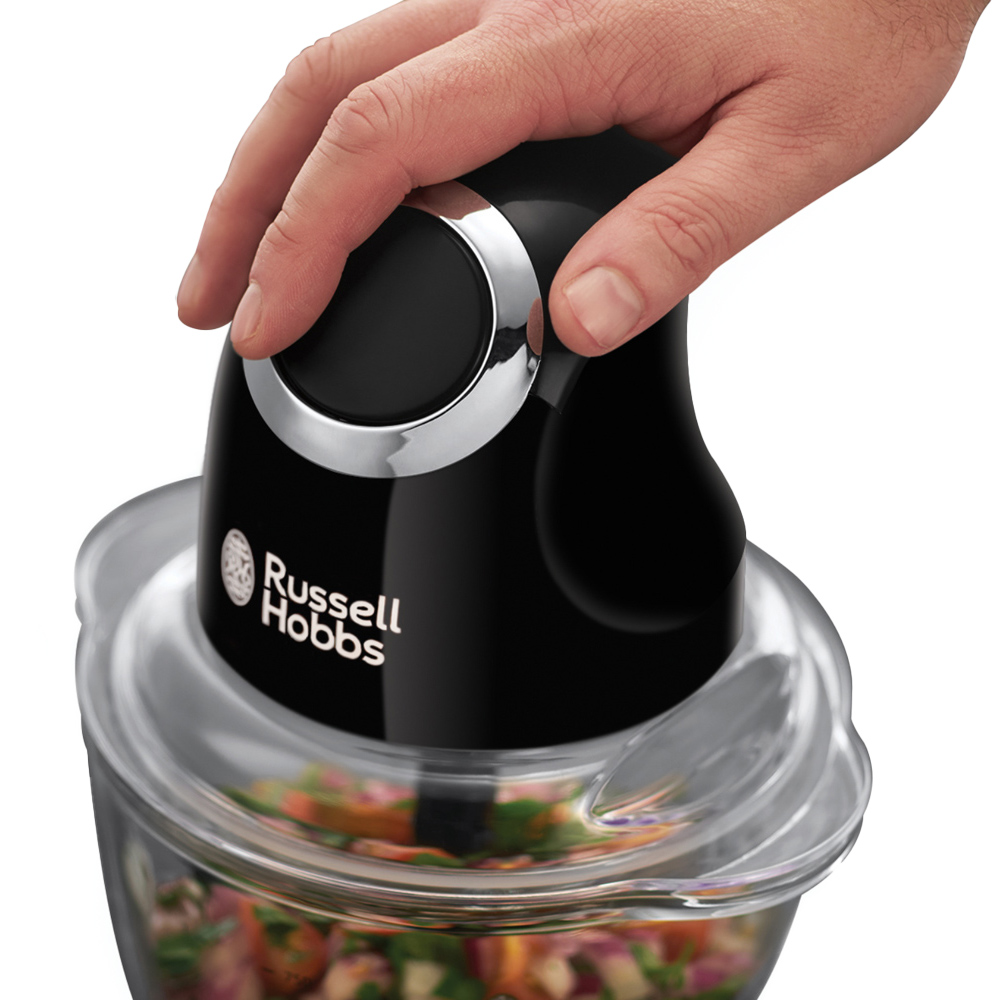 Russell Hobbs 24662 Matte Black Mini Chopper Wilko