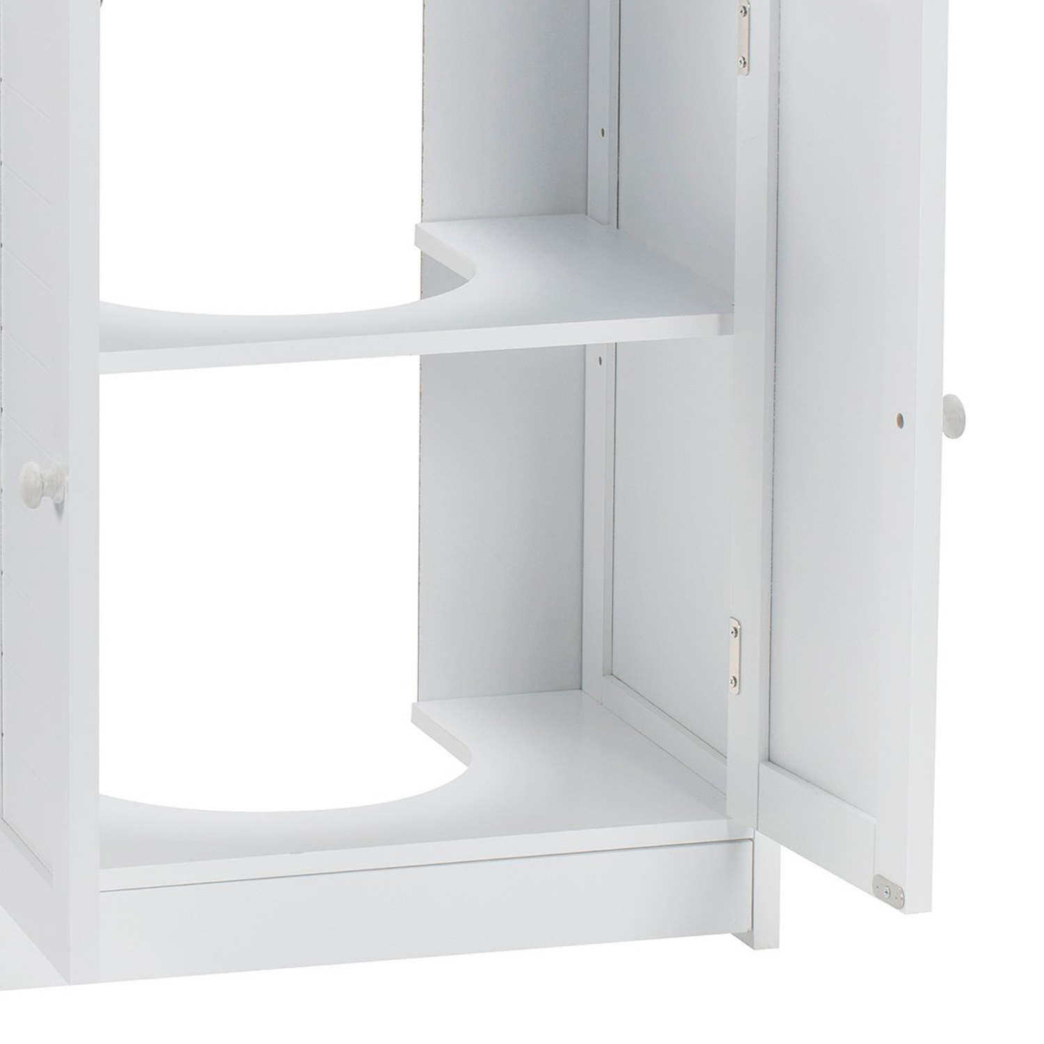 Kingston 2 Door White Sink Console Image 5
