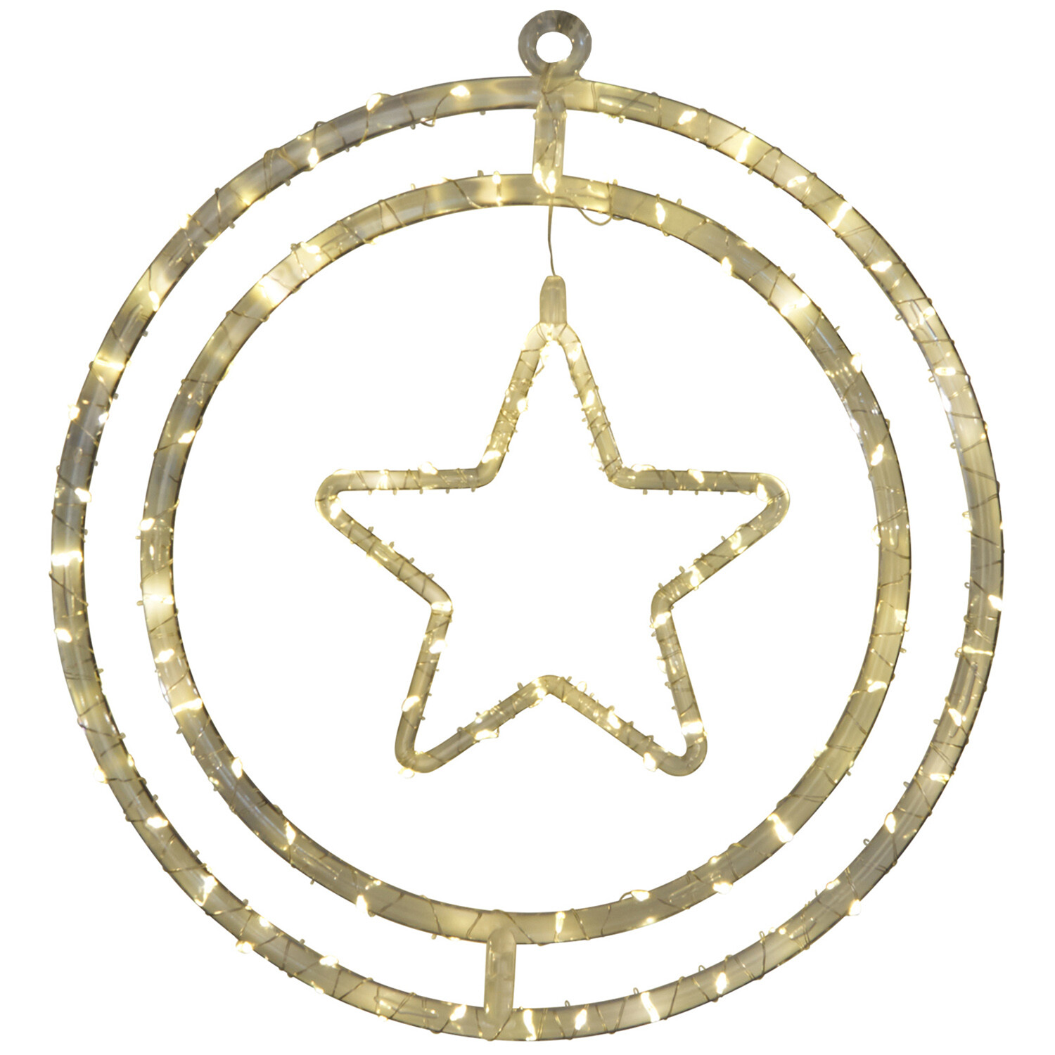 100 LED Hanging Christmas Light White Image 4