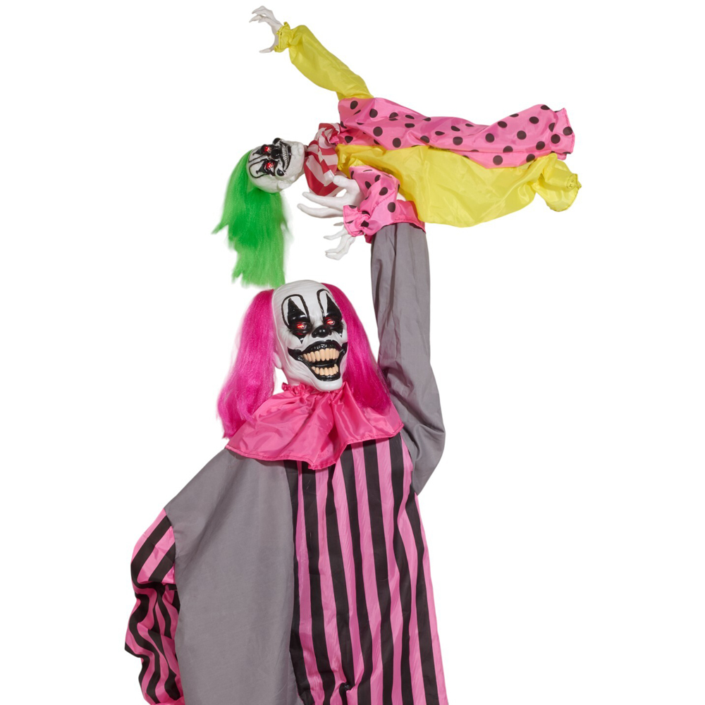 XL Creepy Standing Clown Image 7