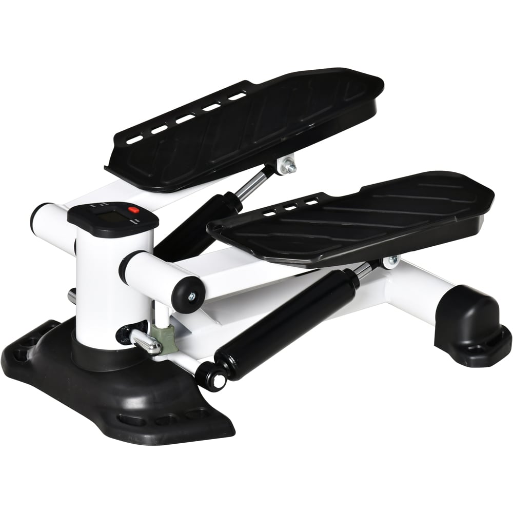 HOMCOM Black Portable Home Mini Stepper with LCD Display Image 1