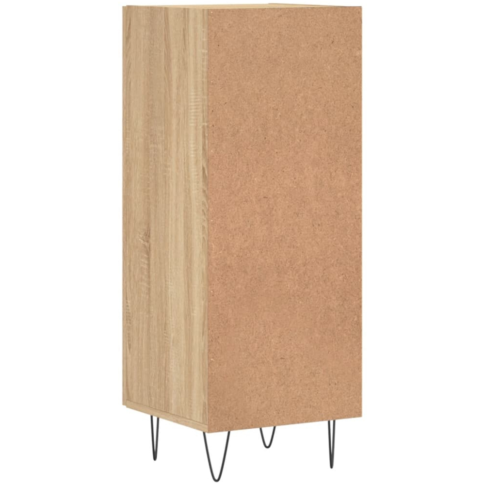 vidaXL Single Door Sonoma Oak Sideboard Image 8