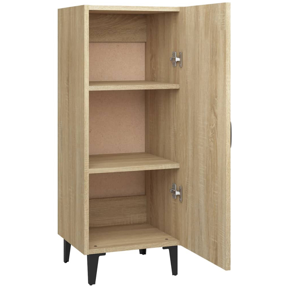 vidaXL Single Door Sonoma Oak Sideboard Image 5