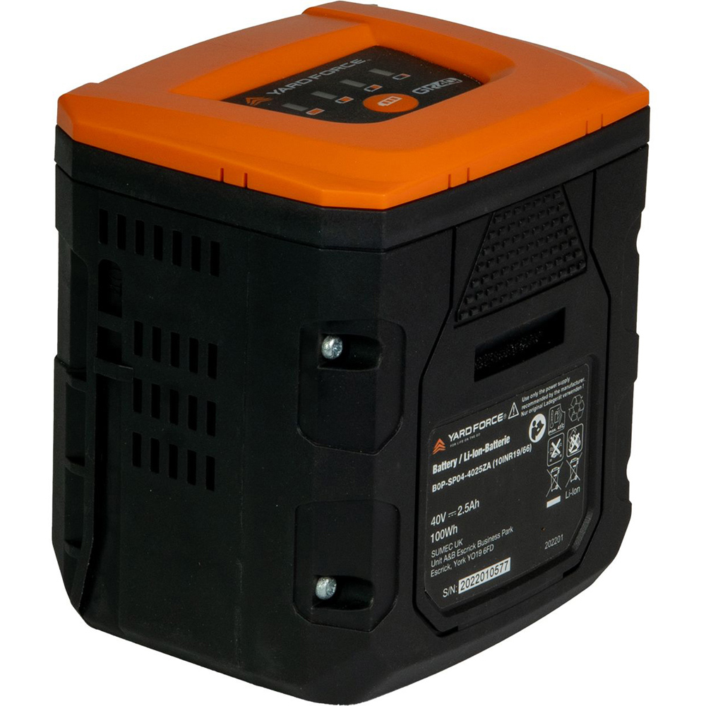 Yard Force GR40 Range Battery 40V 2.5Ah Image 6