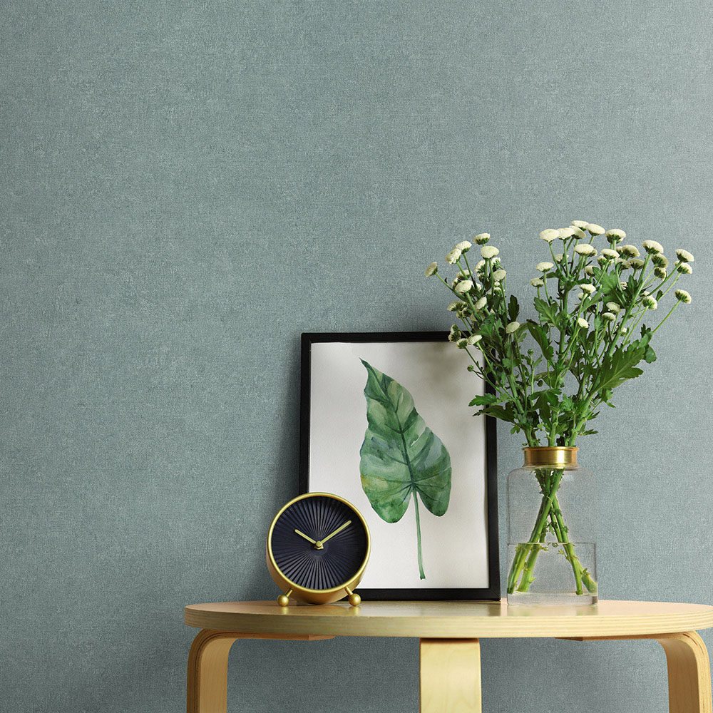 Erismann Dash Plain Green Vinyl Wallpaper Image 4